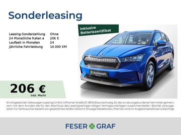 Skoda Leasingangebot: Skoda Enyaq iV 50 Loft Alu 19" GRA LED Navi PDC RüKa