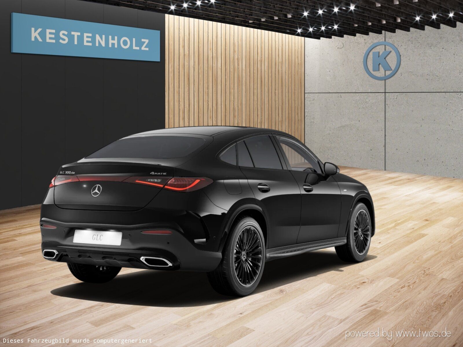 Mercedes-Benz GLC 300 de 4M Coupé AMG NIGTH MEMO PANO 360° foto 3