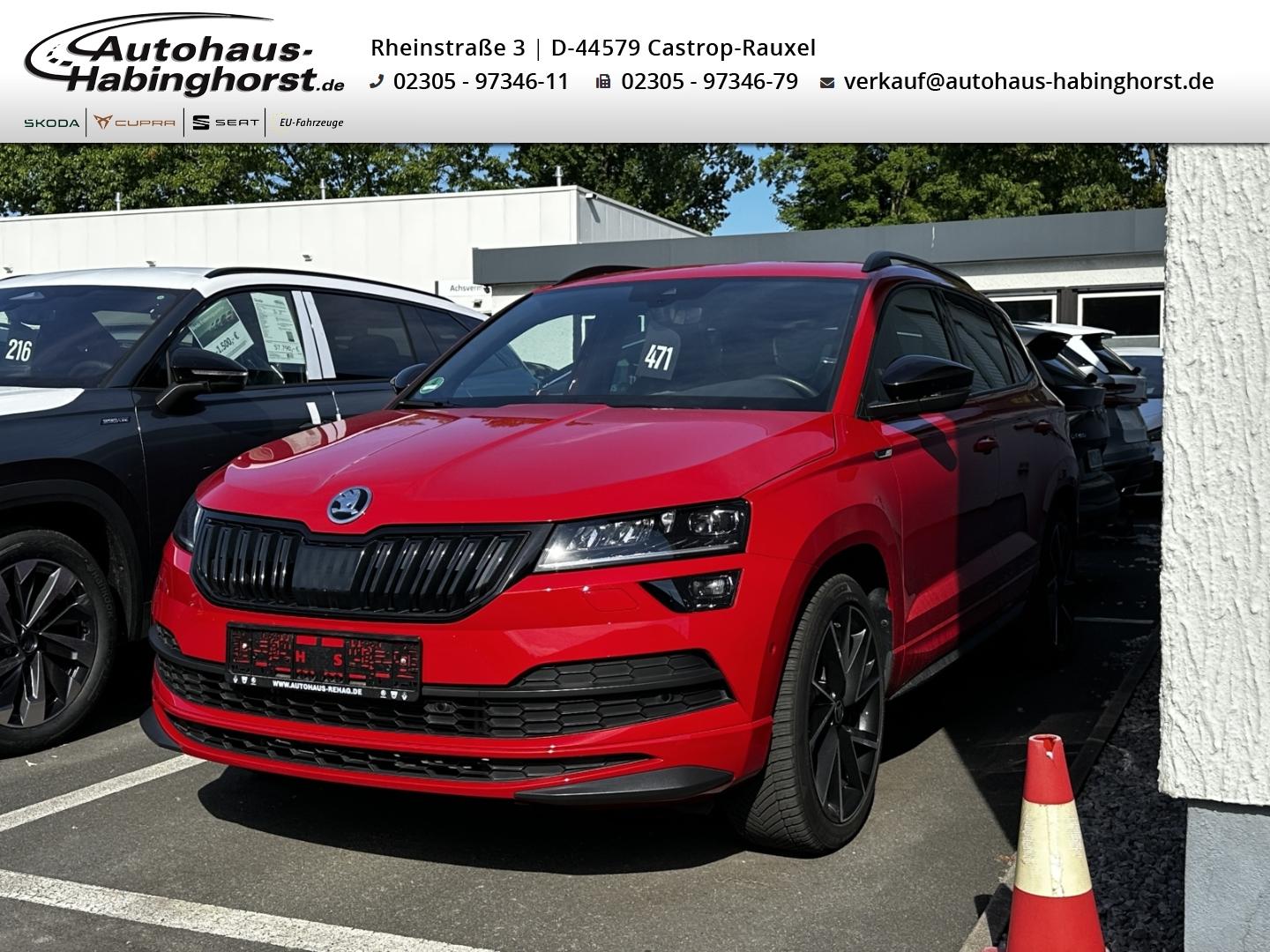 Skoda Karoq 2.0 TSI DSG Sportline 4x4 Pano LED Shz Sma