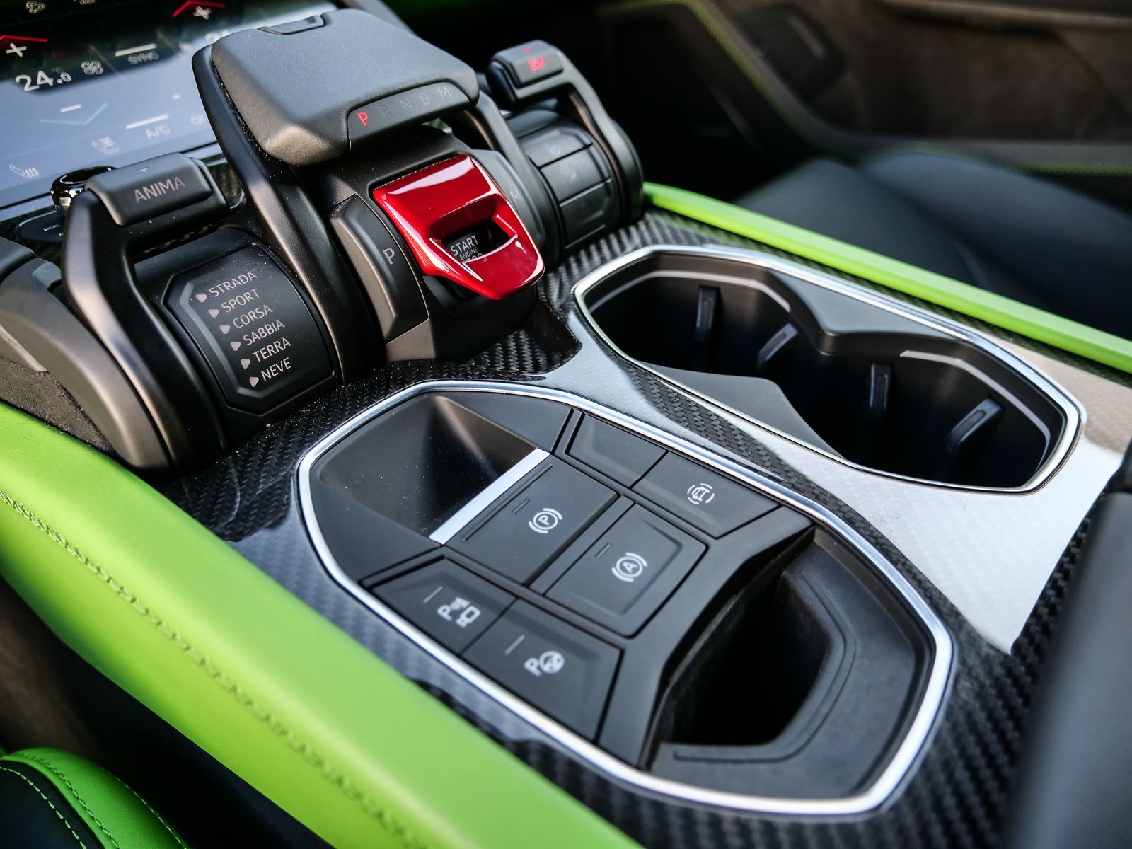 Lamborghini Urus SE Verde Selvans, Big Interior Carbon Pack foto 21