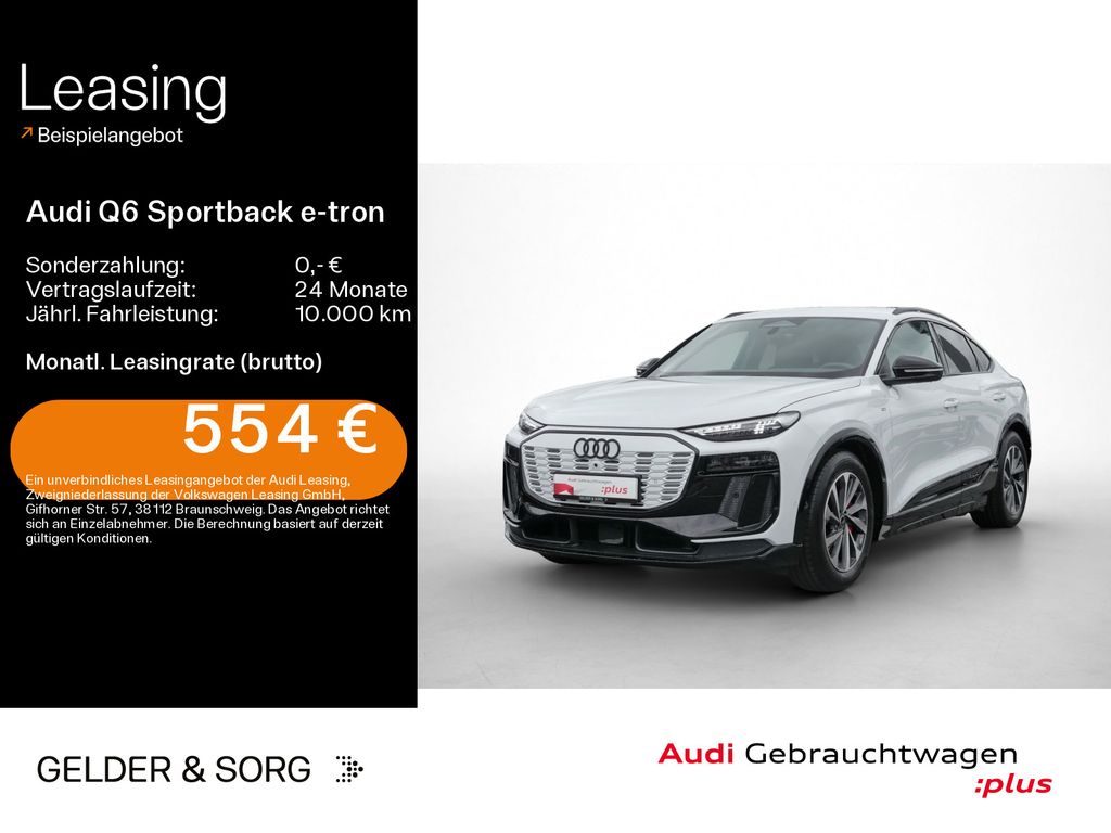Audi Q6 Sportback e-tron qu.S line 626km/WLTP*B&O*Air
