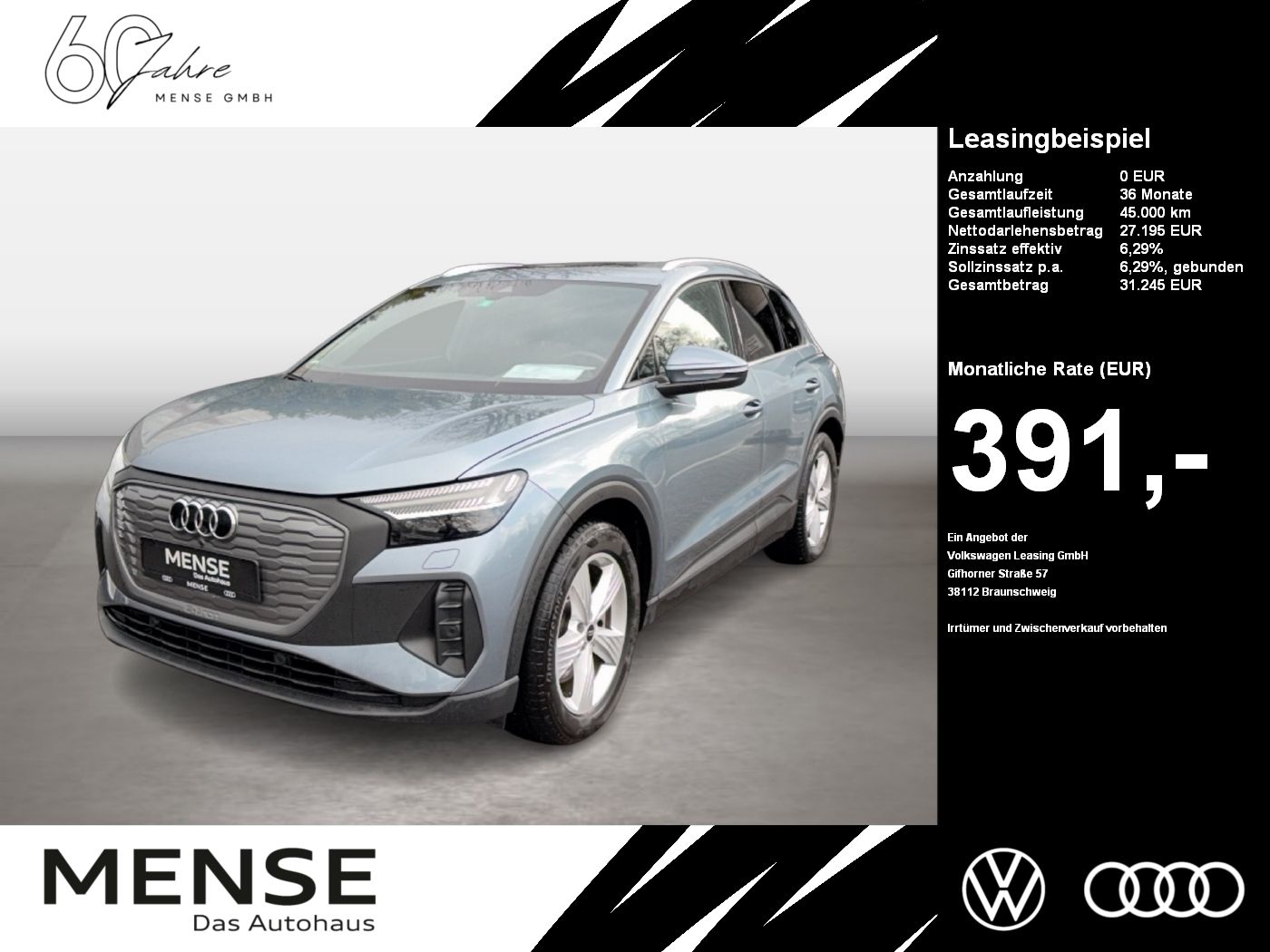 Audi Q4 e-tron 40 Matrix|CarPlay|Pano|Standhzg|ACC
