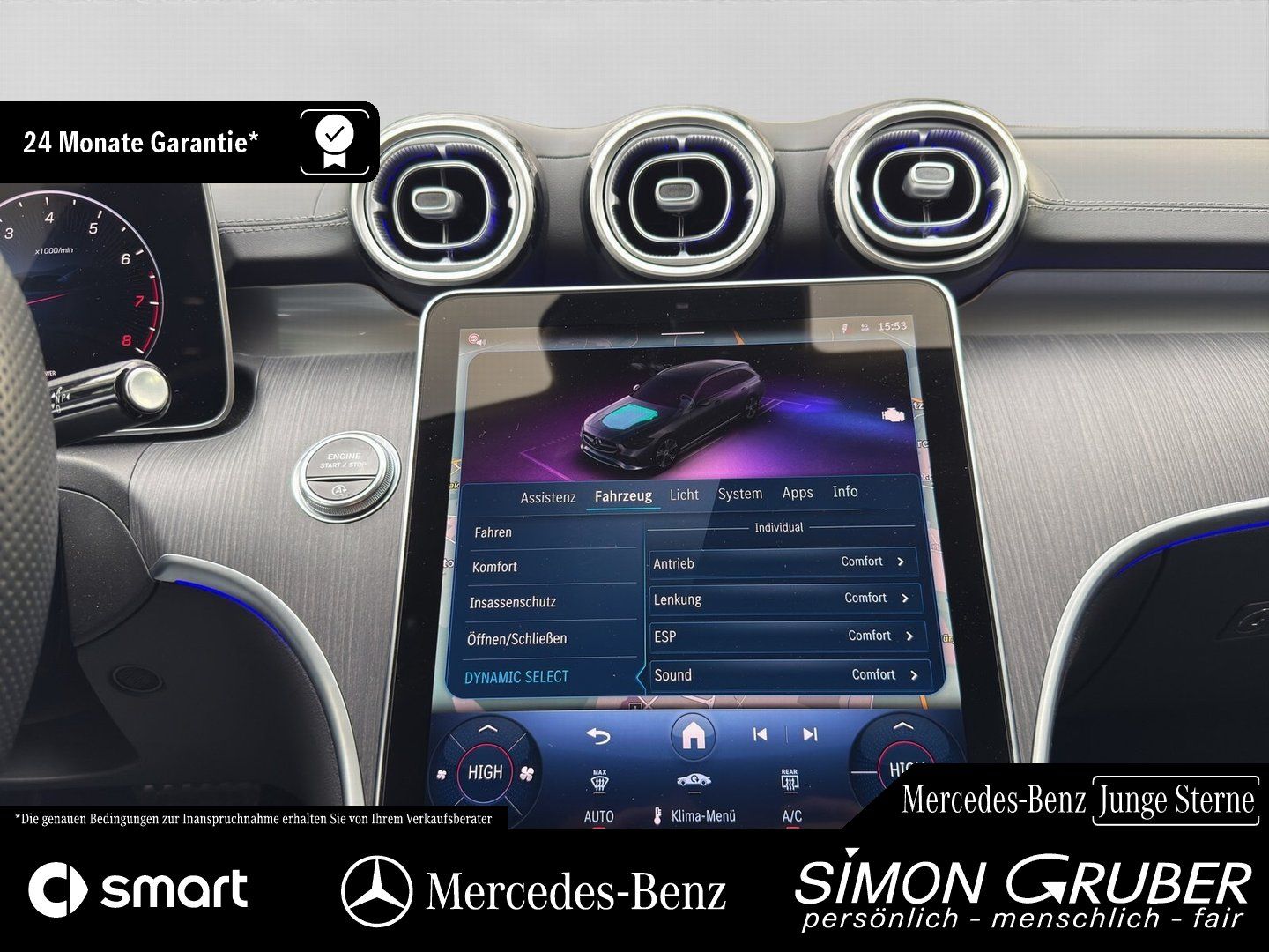 Fahrzeugabbildung Mercedes-Benz C 200 T 4M AMG Night Ambiente+ Memory 360 AHK