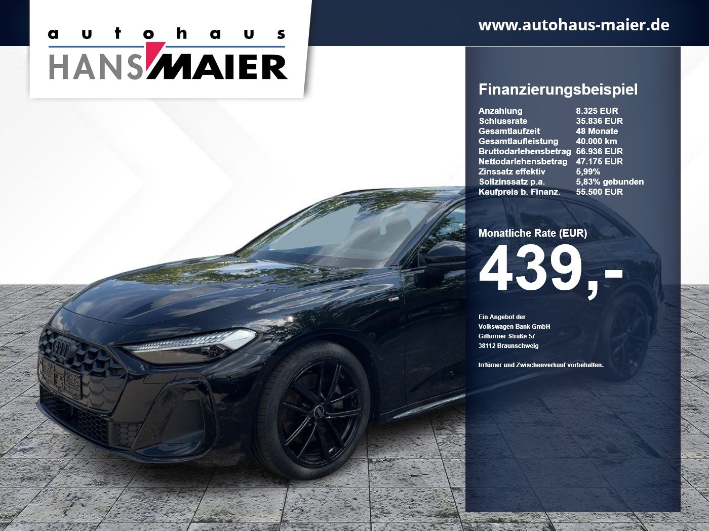 Audi A5 Avant S-Line qu. Stronic AHK TechPlus StdHz.