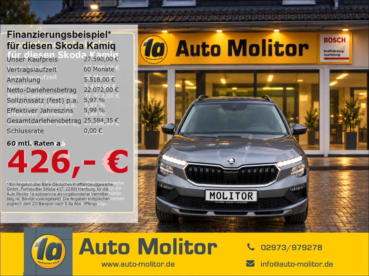 Skoda Kamiq Selection Digitales Cockp, 5J.Gar. LED App