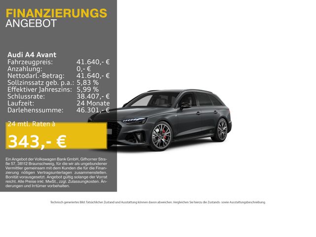 Audi A4 Avant 40 TFSI Q 2 x S LINE LM19 KAMERA NAVI+