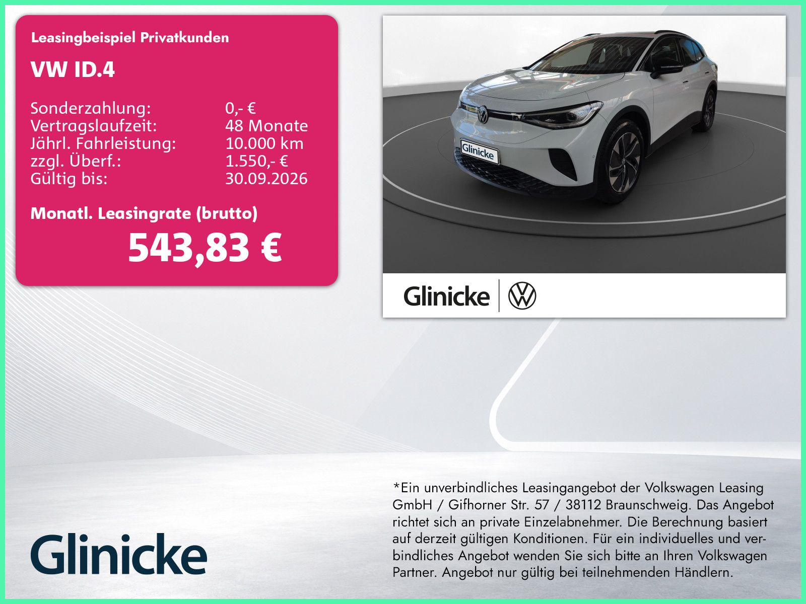 Volkswagen ID.4 Pro ENERGY 210 kW (286 PS) 77 kWh