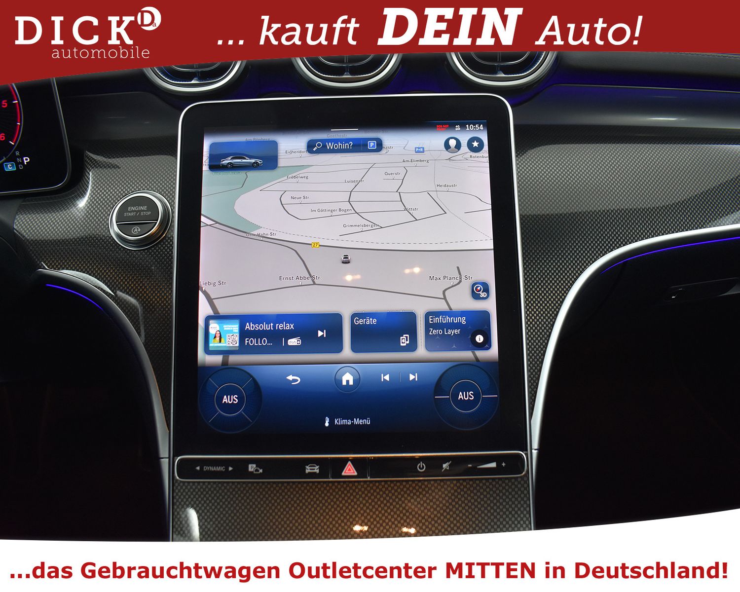 MERCEDES-BENZ C200d 2X AMG Line CARBON+VIRTU+KAM+ALCANTAR+LED+ - Image 22