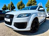 Audi Q7 4.2 TDI quattro S line / Open-Sky / StHz - : Weiß, Schiebedach