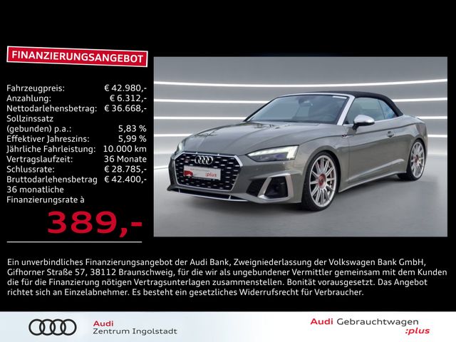 Audi S5 Cabriolet TFSI MATRIX S-Sitze 20" ACC B&O KAM