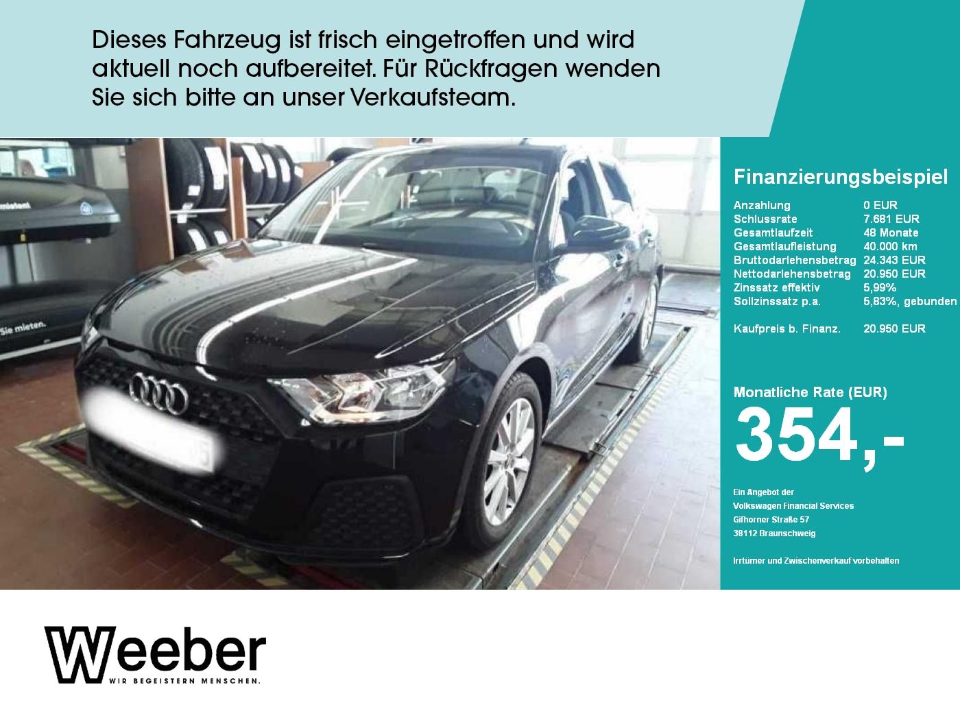 Audi A1 Sportback *PDC*GRA*SHZ*APP CONNECT*16 LM*