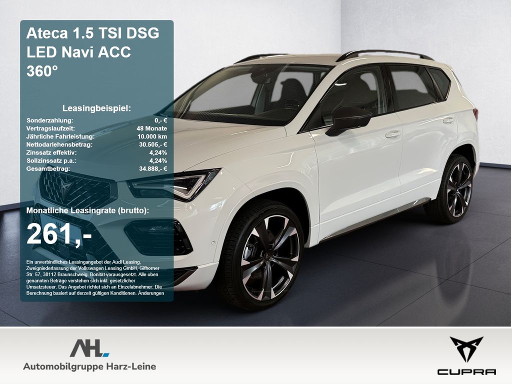 Ateca 1.5 TSI DSG LED Navi ACC 360° 360 ACC AUT