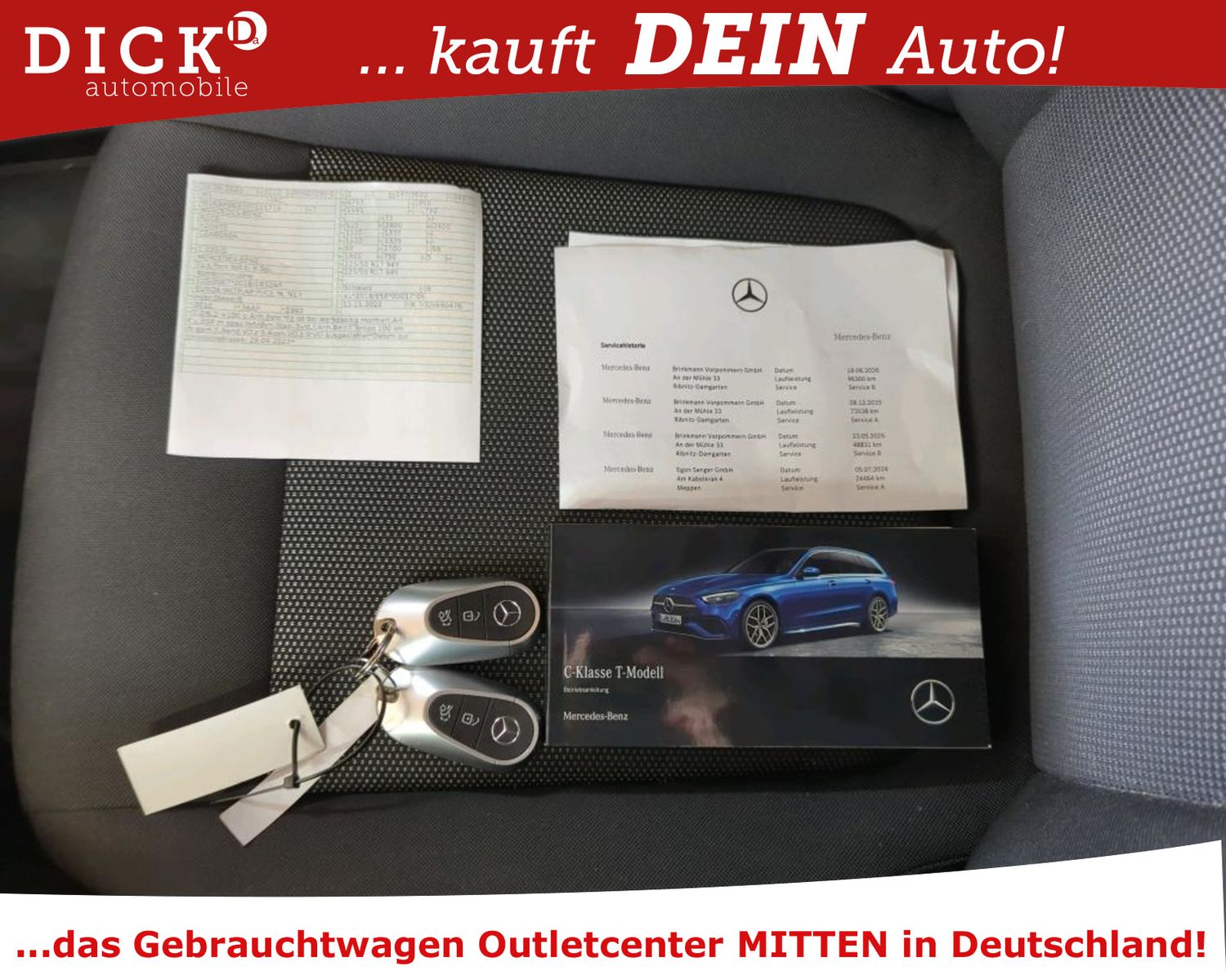 Fahrzeugabbildung Mercedes-Benz C 220d T 9G Avantg LED/NAVI/SHZ/ACC/RFK/AHK/8Fa