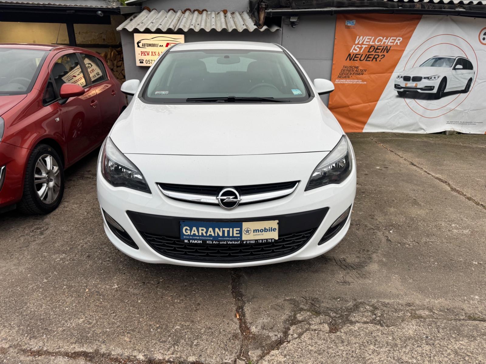 Opel AstraJ Lim. 5-trg.ALU Garantie wenig KM