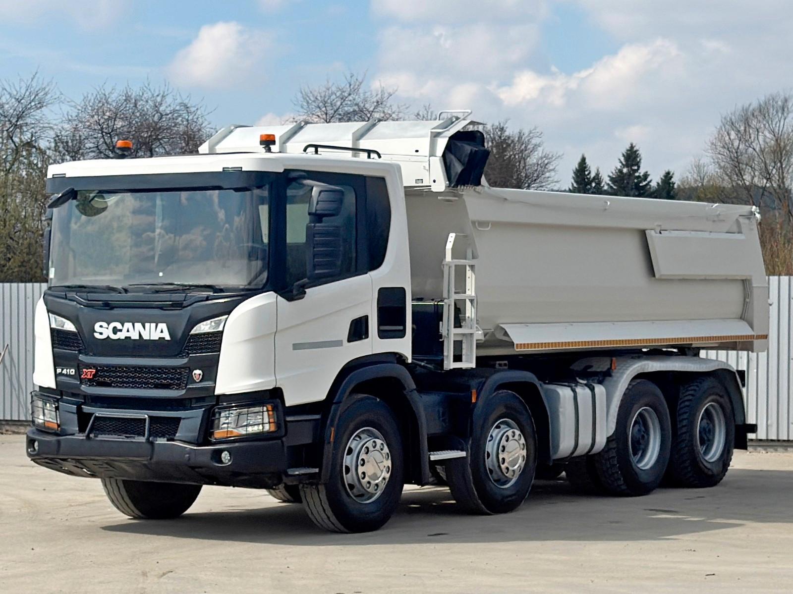 Scania P 410 XT * Kipper * 8x4 * TOPZUSTAND !