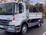 Mercedes-Benz Atego 1218 Muldenkipper mit Ladekran Hiab - Ladekran