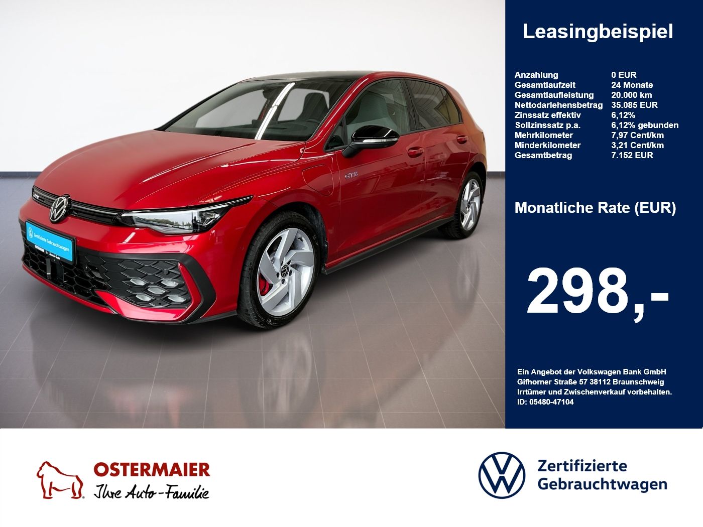 Volkswagen Golf VIII GTE BLACK STYLE 1.5eTSI 272PS DSG foto 1