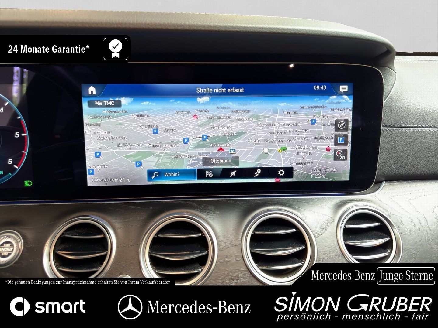 Fahrzeugabbildung Mercedes-Benz E 300 T d 4M AMG Line Distronic Ambi Widescr AHK