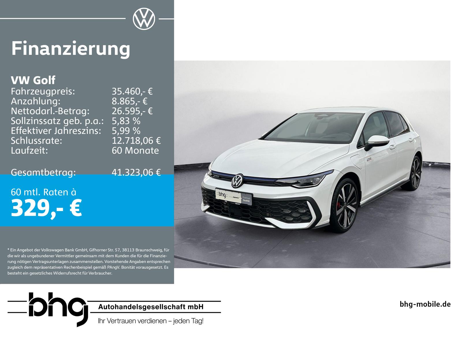 Volkswagen Golf GTE 1,5l eHybrid 272PS
