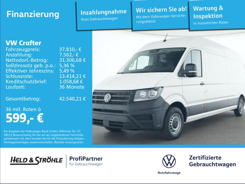 Volkswagen Crafter 35 LR HD (L3H2) 2.0 TDI NAV KAM PDC 270°