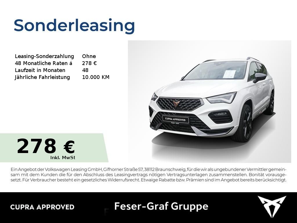 Abbildung Leasingangebot Cupra Ateca 1.5 TSI AHK,NAVI,ACC,SHZ