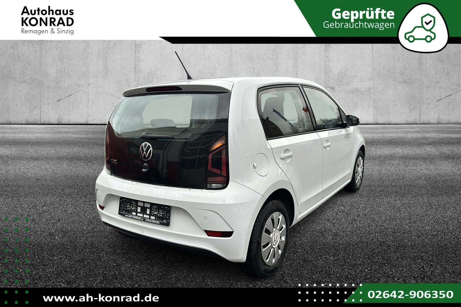 Fahrzeugabbildung Volkswagen up! move up!1.0 MPI*RCAM*PDC*KLIMA*TEMPOM*