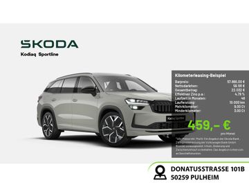 Skoda Leasingangebot: Skoda Kodiaq 2.0 TDI Sportline 4x4 NAVI AHK 360° PANO