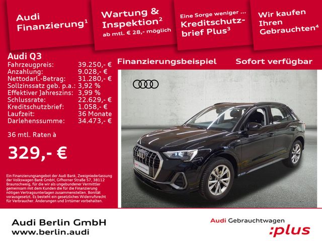 Audi Q3 S line 35 TDI S tr. VIRTUAL RFK NAVI