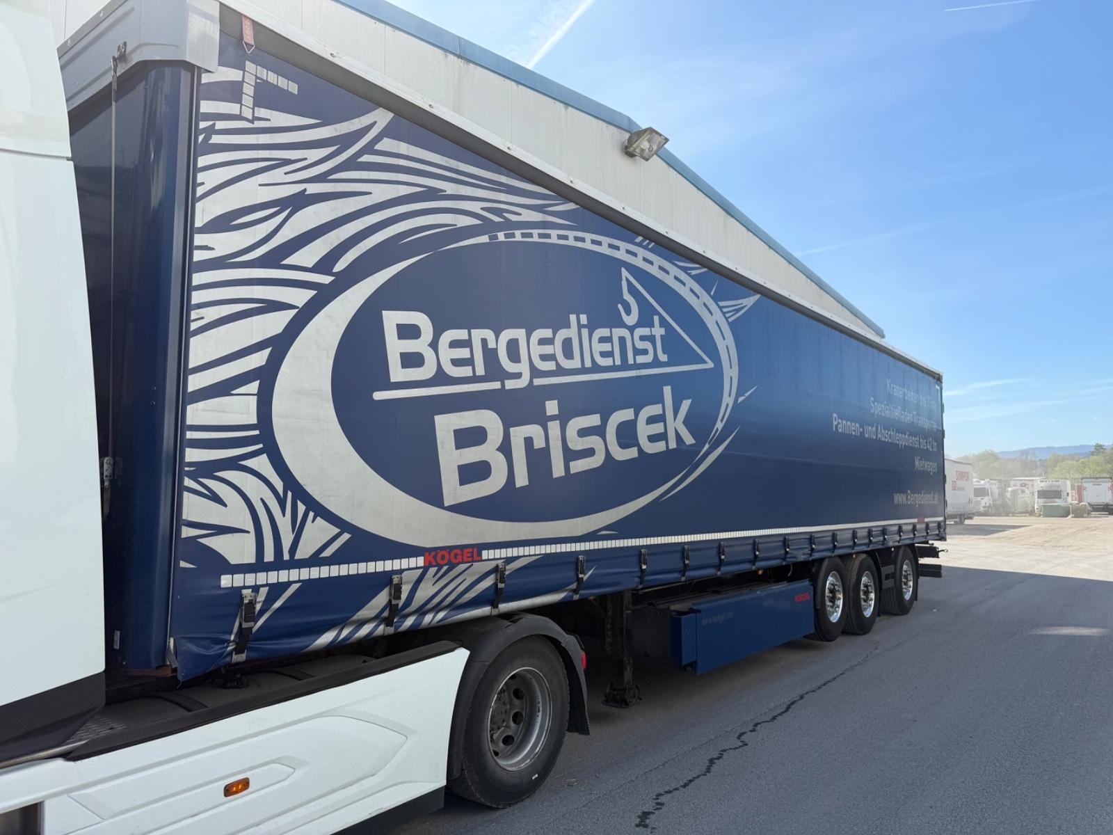 Kögel SN 24 Hubdach / 2x-Edscha/ Lenkachse/ALU