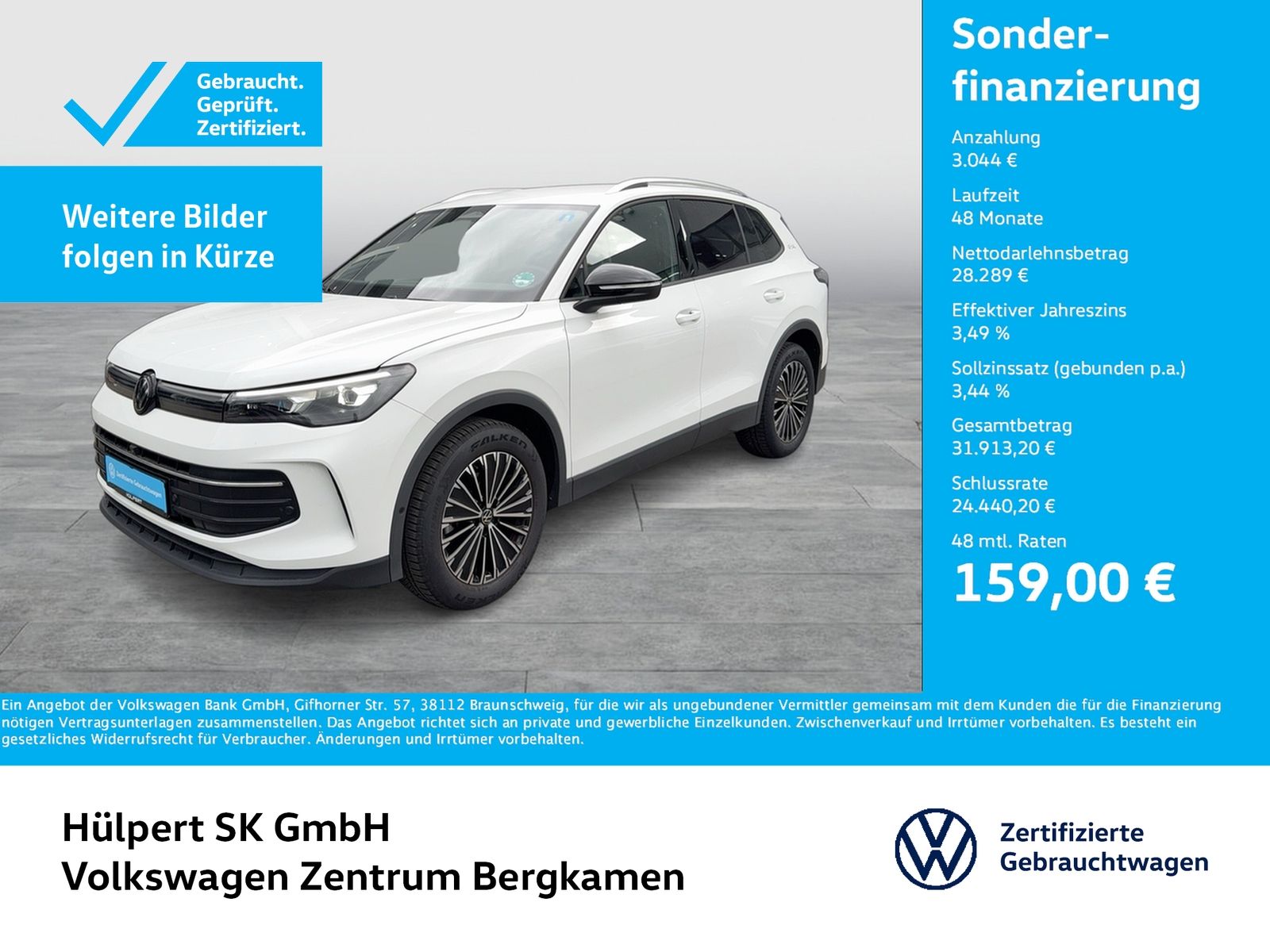 Volkswagen Tiguan 1.5 eTSI GOAL AHK 360°CAM ACC LM18 NAVI foto 1