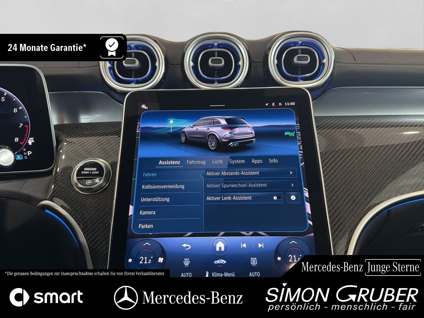 Fahrzeugabbildung Mercedes-Benz GLC 43 4M Night Carbon Nappa Pano Premium+ AHK