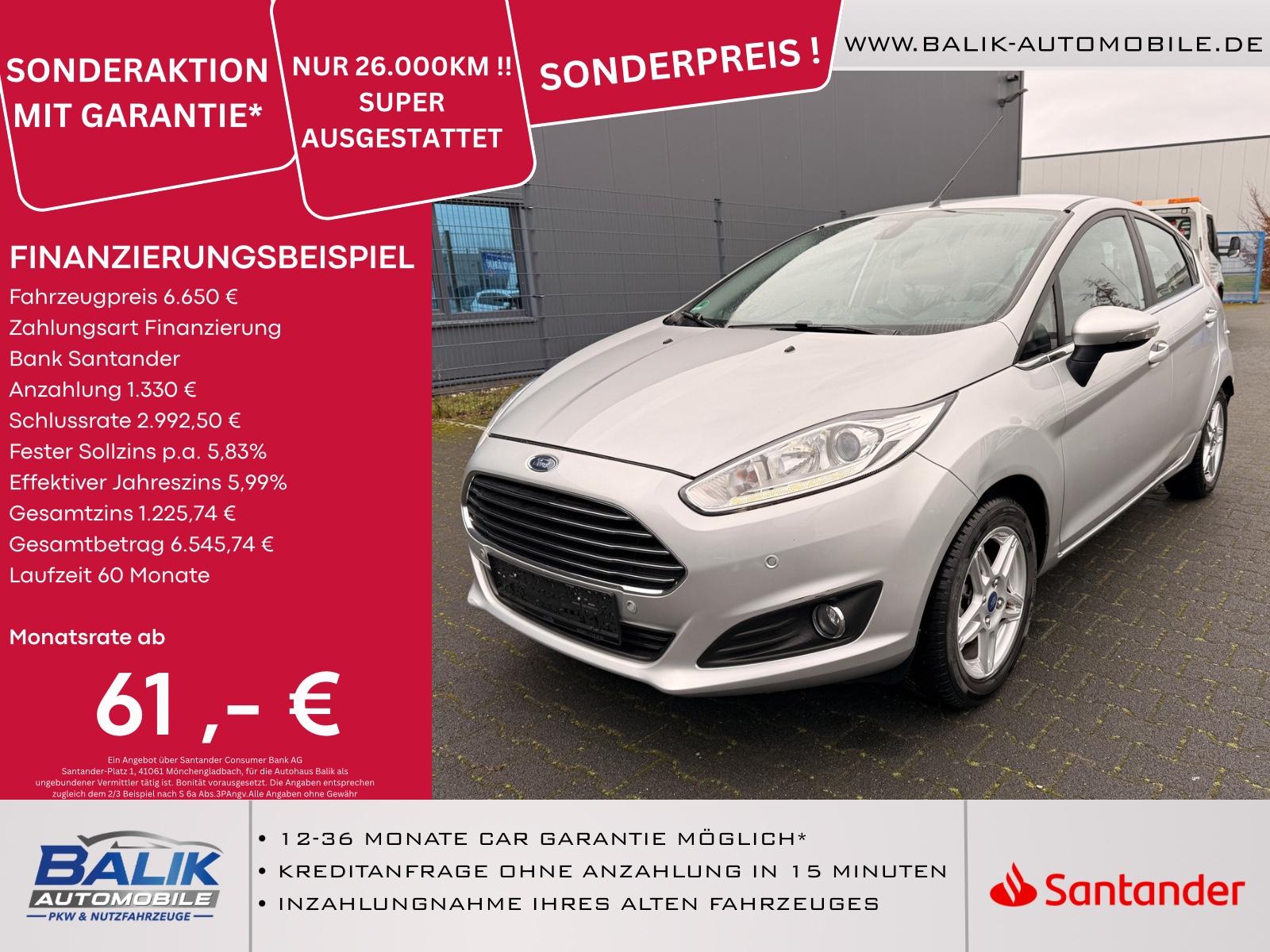Ford Fiesta Titanium*1.HAND*LED TAGFAHRLICHT*Sitzheiz