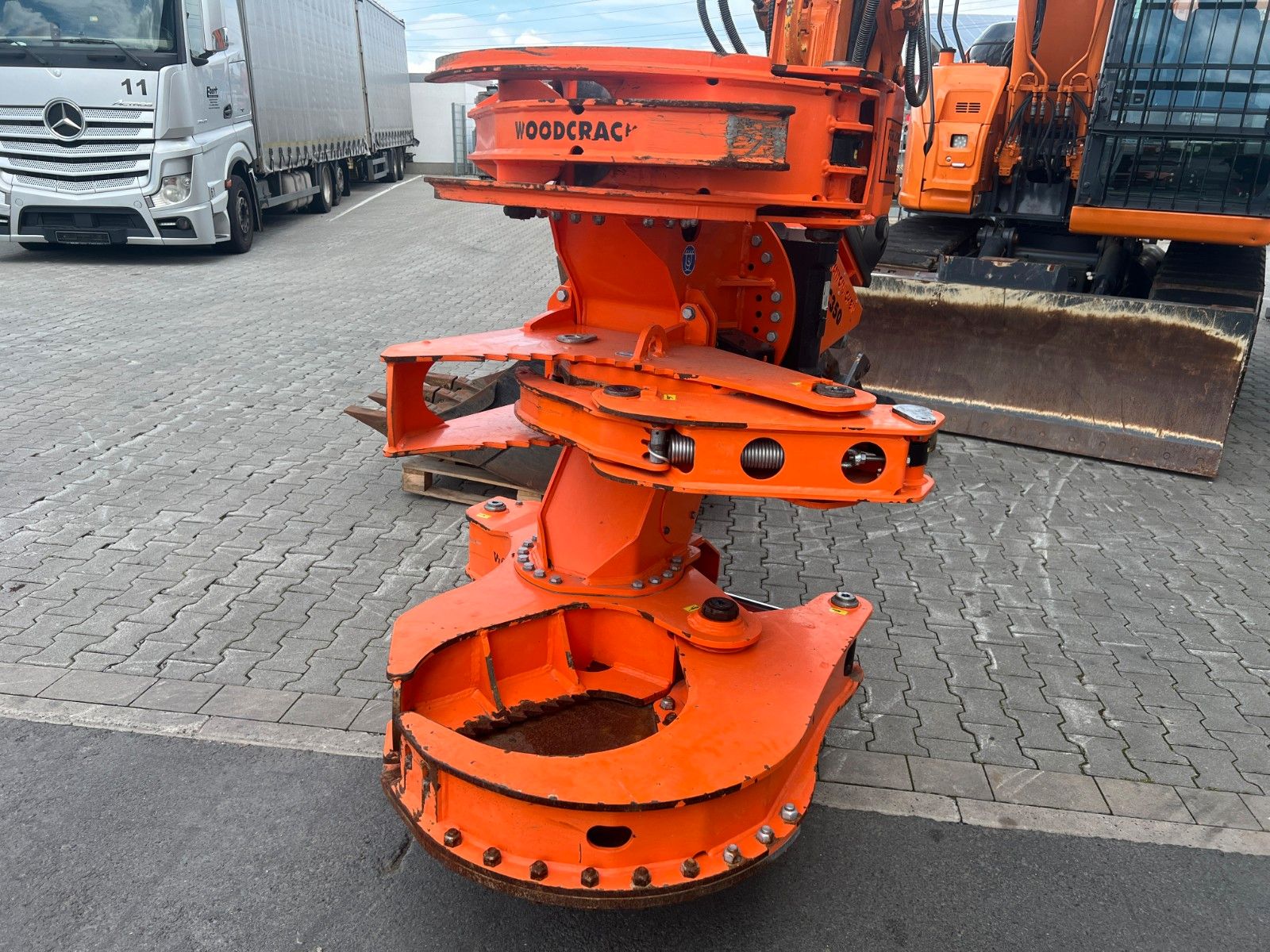 Fahrzeugabbildung Kobelco ED160 BR-7 / nur 999h! / Woodcracker Löffelpaket