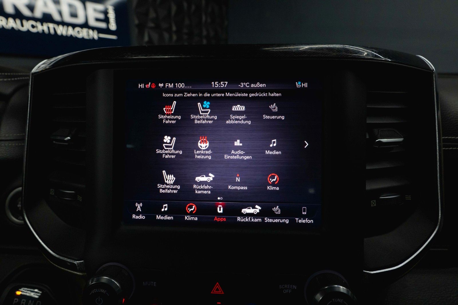 Fahrzeugabbildung Dodge RAM 5.7 V8 HEMI 4x4 LARAMIE Offroad AxleLock 19%