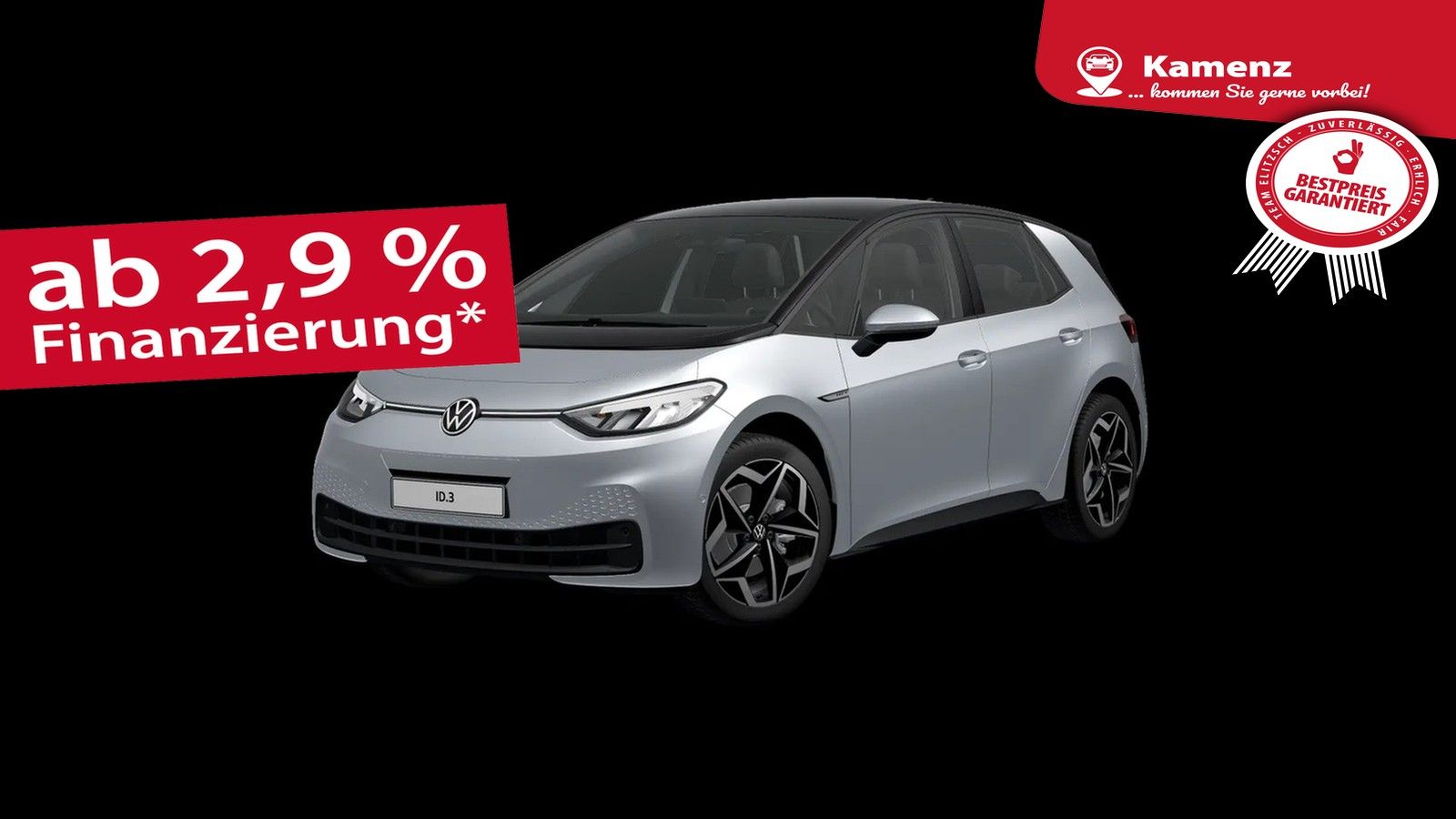 Fahrzeugabbildung Volkswagen ID.3 Pro S WäPu Navi ACC SHZ RFK LHZ 19"