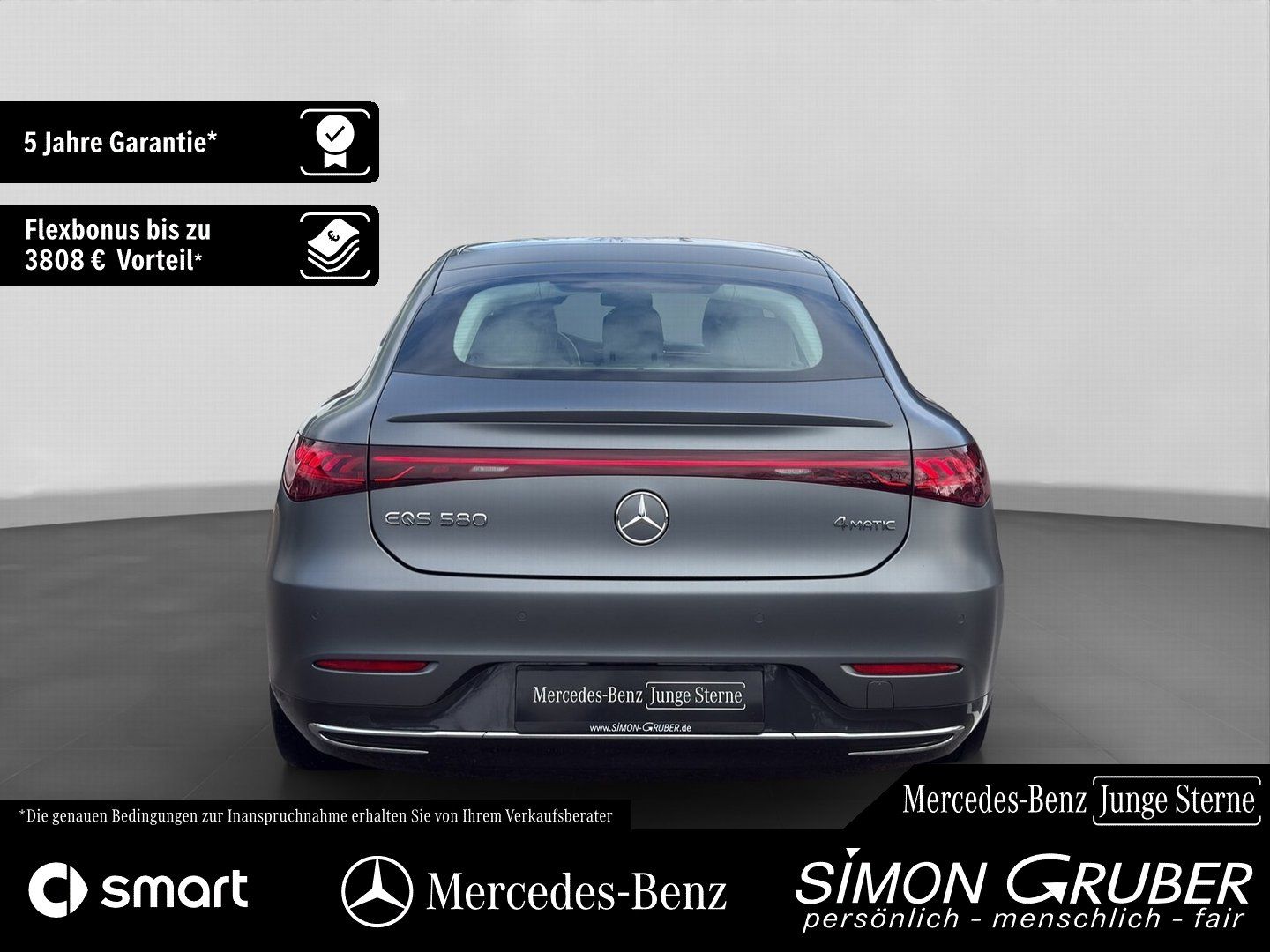 Fahrzeugabbildung Mercedes-Benz EQS 580 4M magno Massage HUD HAL ex Pressewagen!