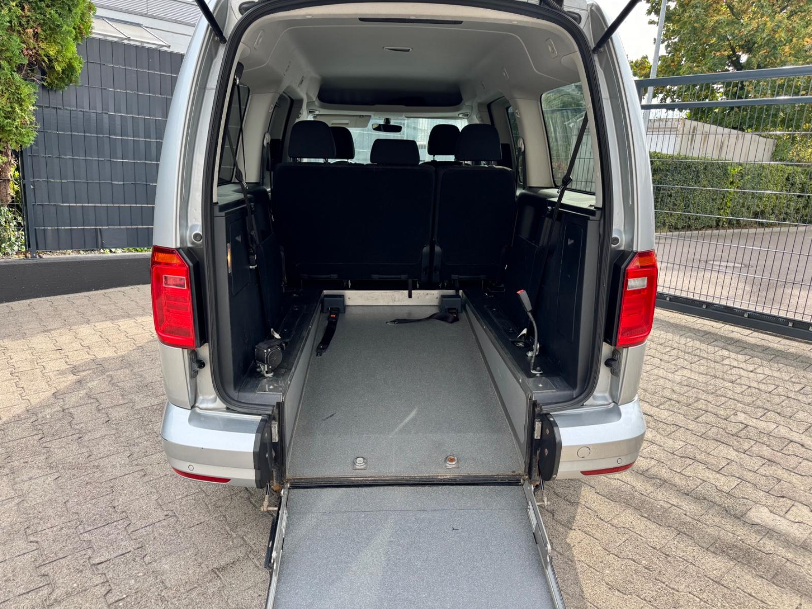 Volkswagen Caddy 2.0 TDI ROLLSTUHL RAMPE BEHINDERTENGERECHT