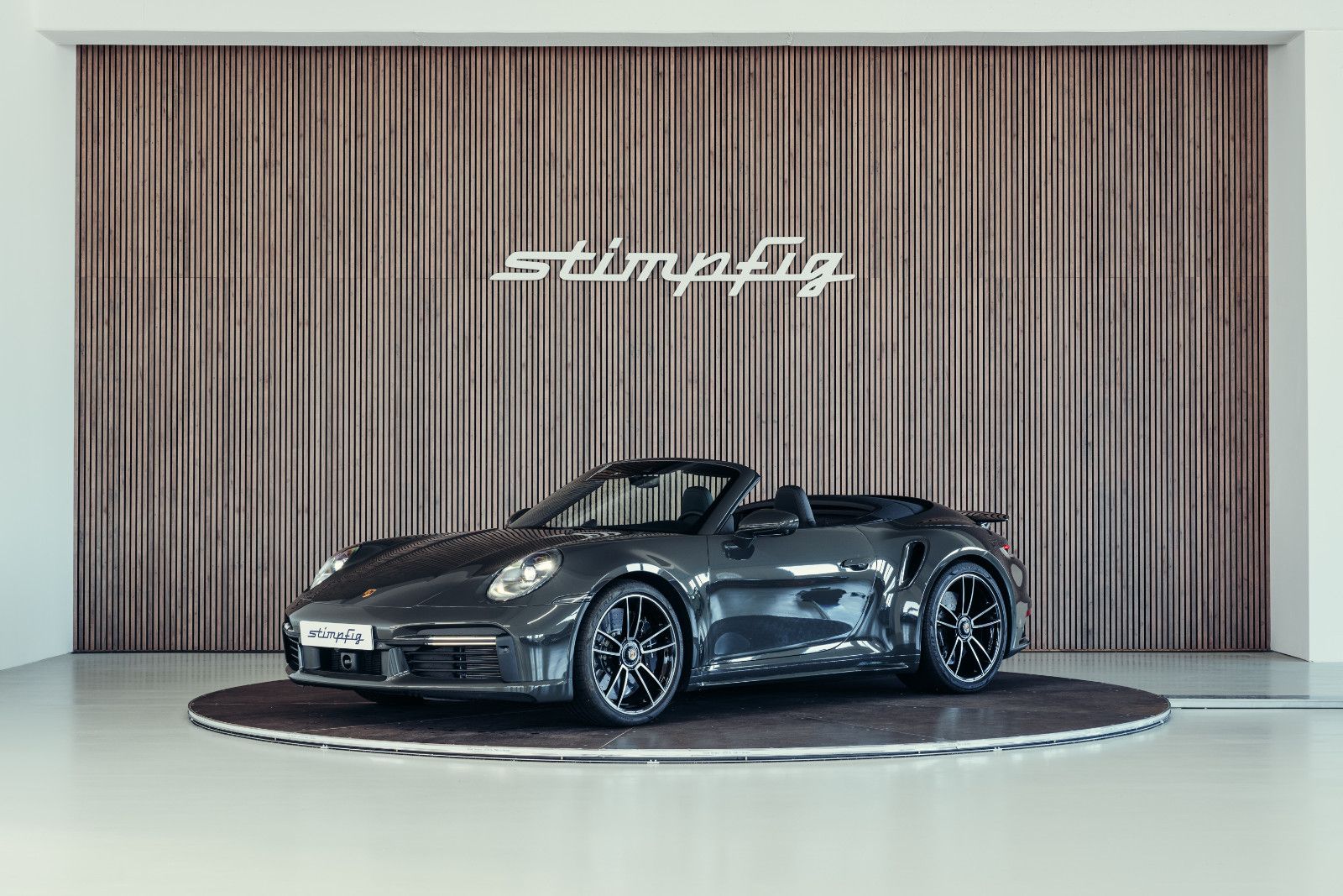 PORSCHE Turbo S Cabriolet, PTS slategrey 6601, Lift,PCCB