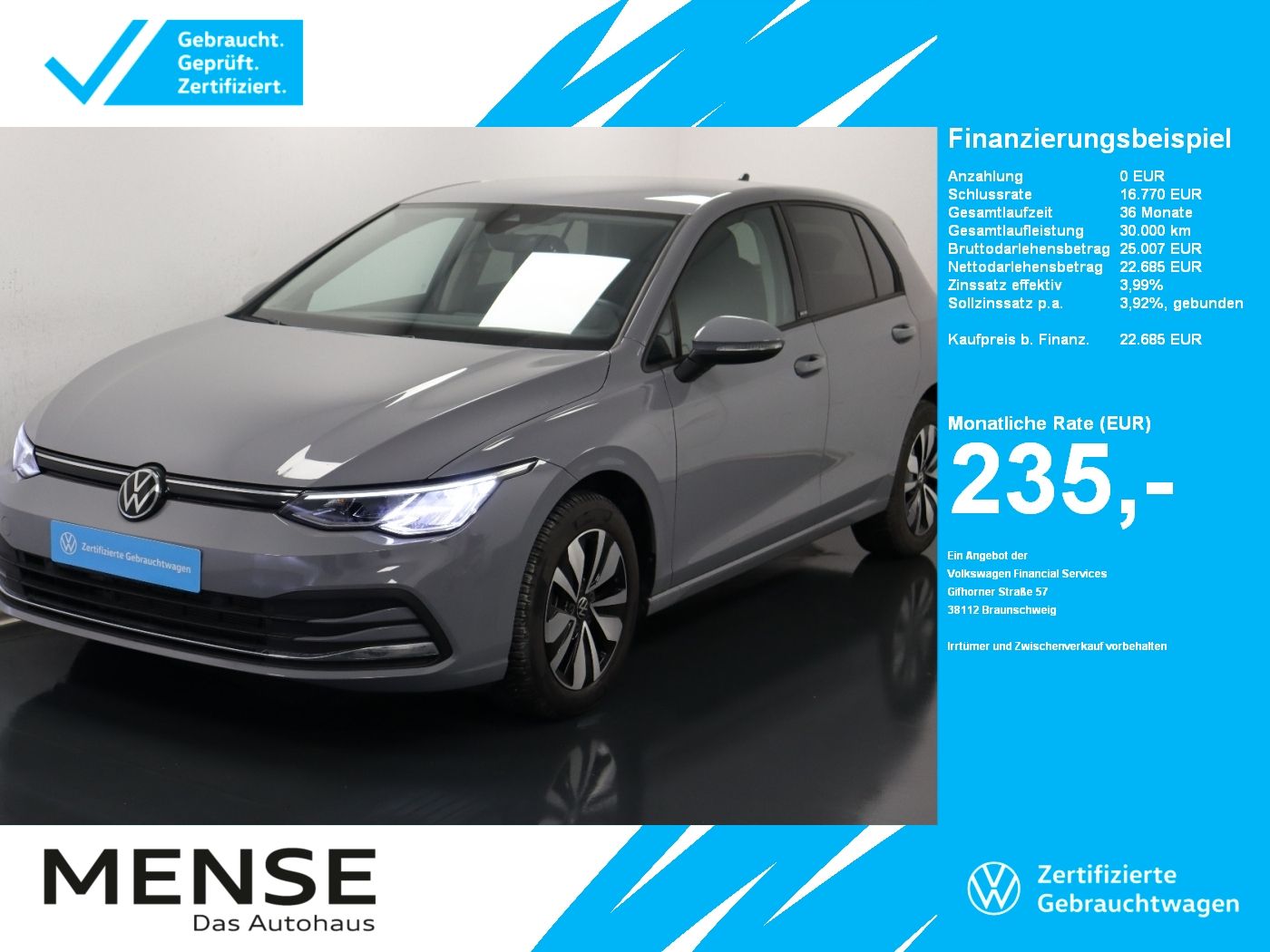 Volkswagen Golf VIII 1.0 TSI MOVE CarPlay|Standhzg|ACC