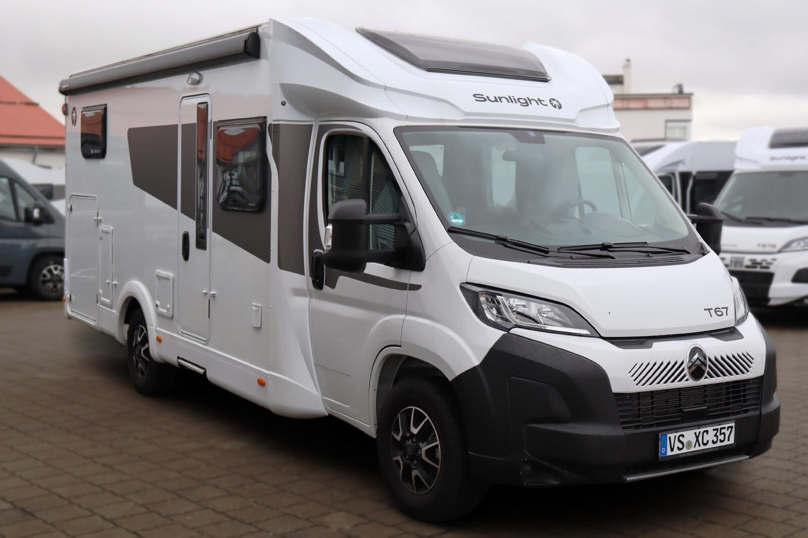 Sunlight T 67 TOP, wenig Kilometer, Kamera