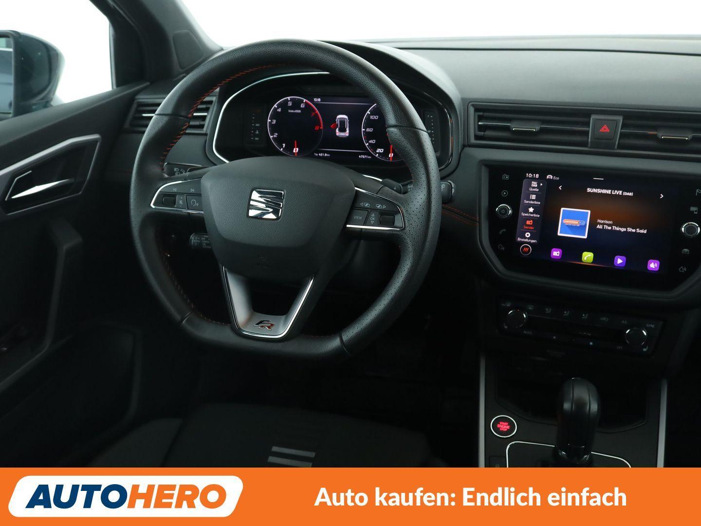 SEAT Arona 1.0 TSI FR Aut.*NAV*ACC*CAM*PDC*SHZ*ALU*, миниатюра 12