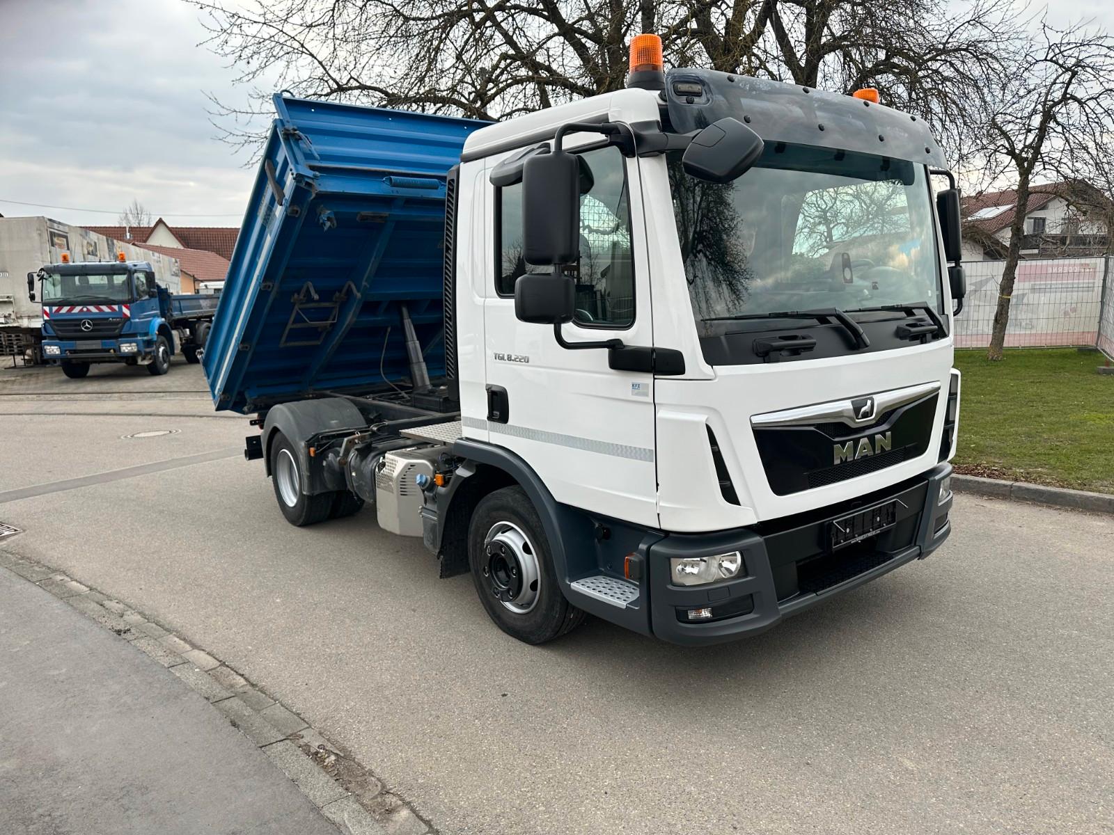 MAN TGL 8.220 K,Spezialkipper,Granitsteine, GG 8,8 t