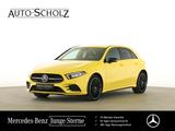 Mercedes-Benz A 250 e +AMG+NIGHT+LED+SPIEGEL+AMBIENTE+KAMERA++ - mit Hybrid-Antrieb: Gelb