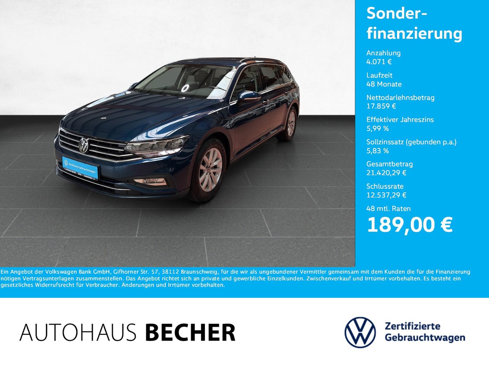 Volkswagen Passat Variant Business 2.0 TDI DSG /Navi/LED