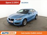 BMW 218i Advantage *NAVI*LED*PDC*SHZ*TEMPO*ALU* - blaue BMW 2er Reihe
