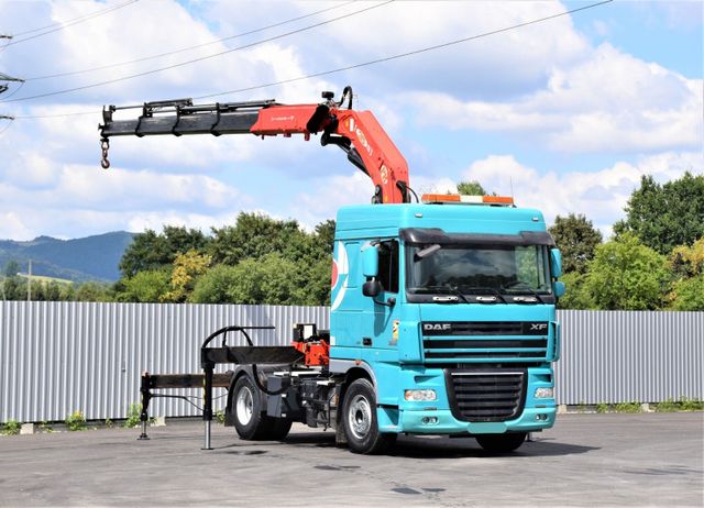 DAF XF 105.410 *Sattelzugmaschine + KRAN + FUNK*