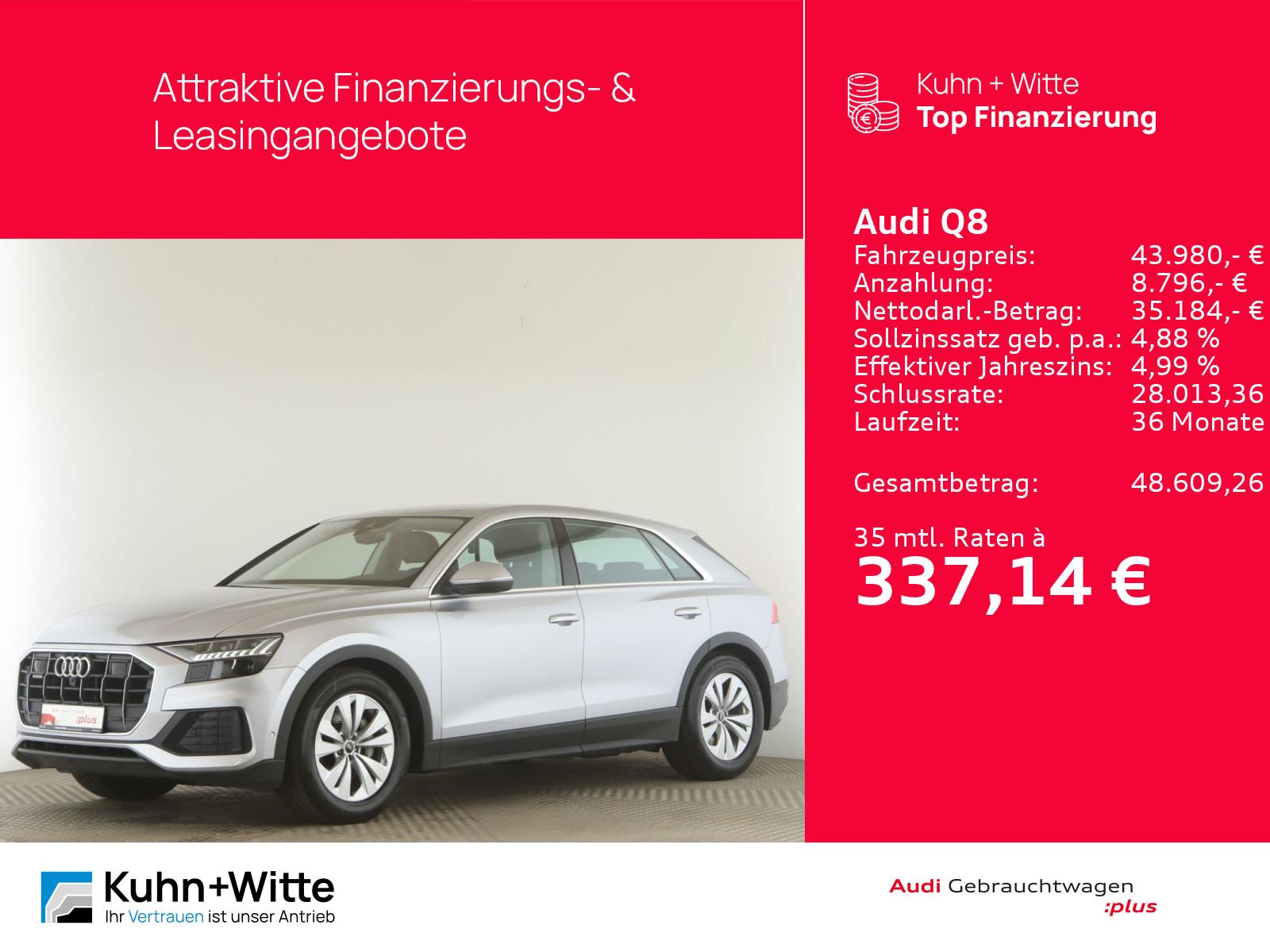 Audi Q8 50 TDI quattro *AHK*ACC*Matrix*LUFT*RFK*MMI-P