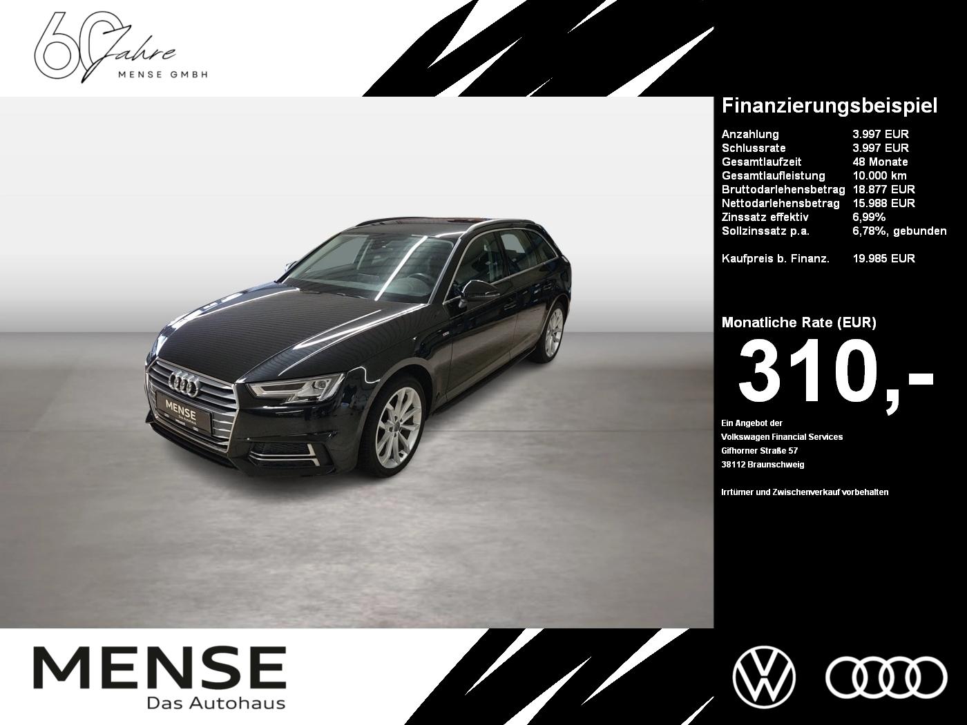Audi A4 Avant sport 2018 LED Navi Alcant. KlimaA PDC