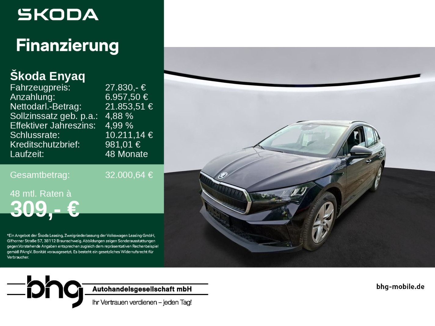 Skoda Enyaq 50 Loft