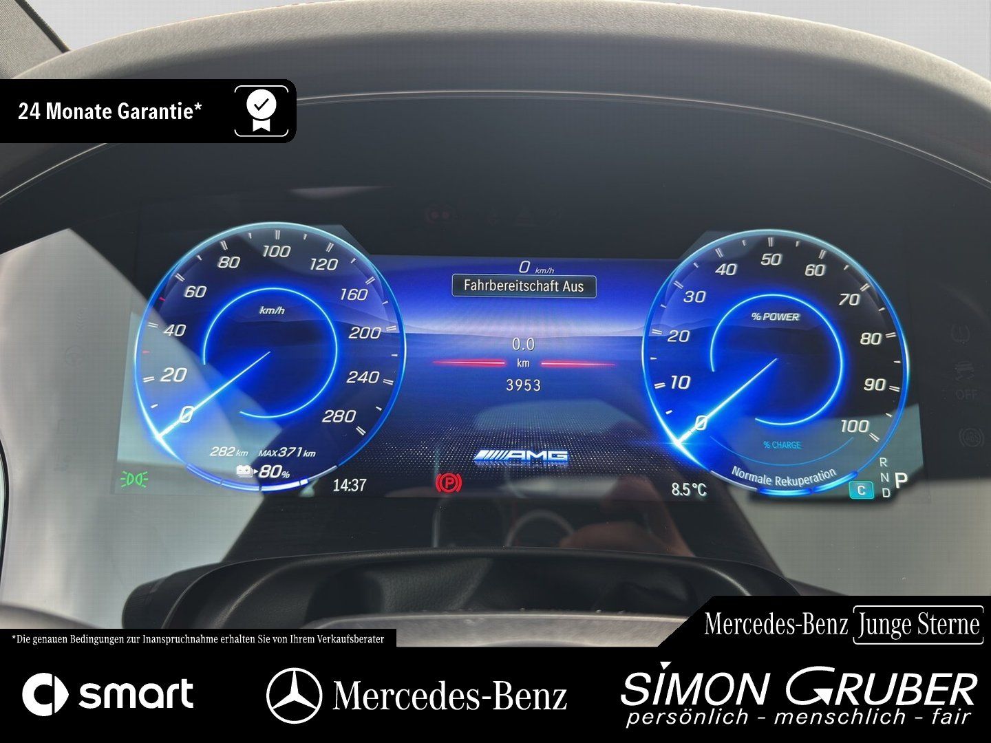 Fahrzeugabbildung Mercedes-Benz EQE 43 4M AMG Pano Airmat HUD Massage Sitzklima